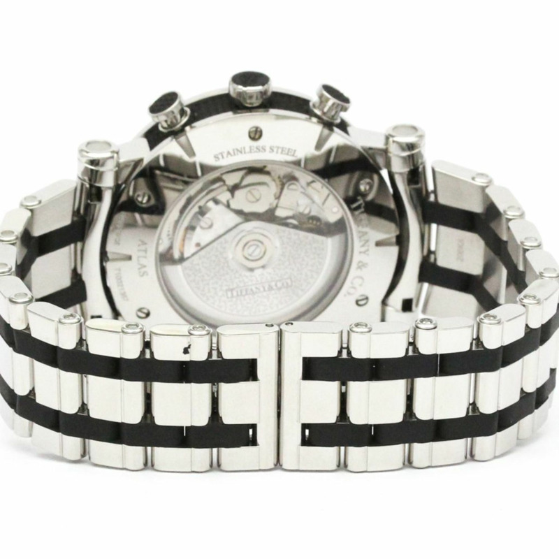 TIFFANY Atlas 男士鋼自動腕錶 Z1000.82.12A21A00A 拋光-4