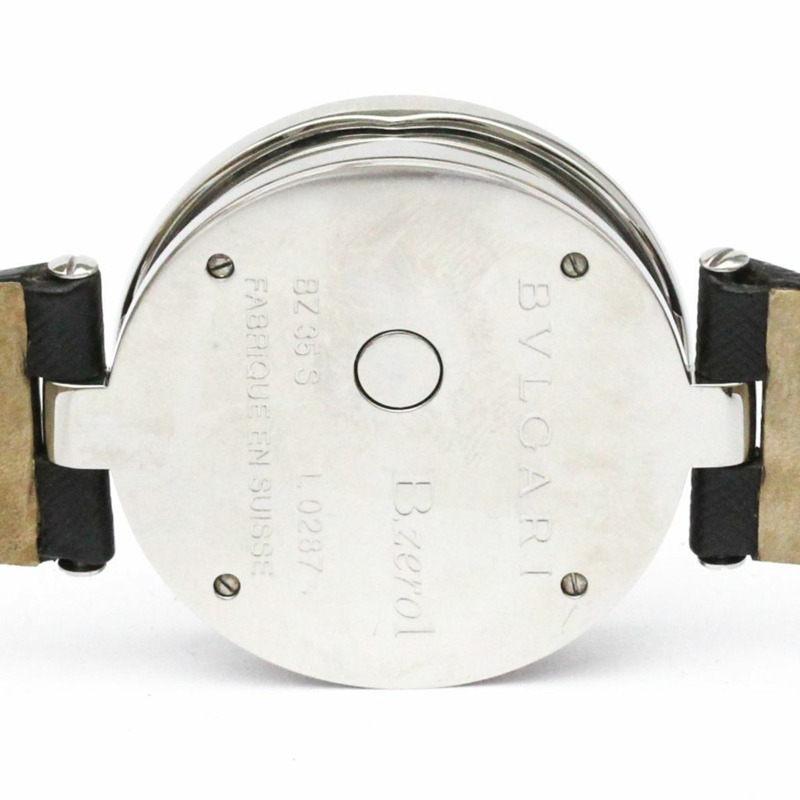 BVLGARI B-zero1 雙心鋼石英女錶 BZ35S-6