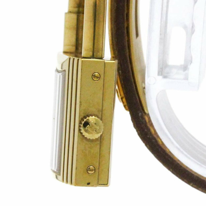 愛馬仕凱莉腕錶鍍金皮革石英女士腕錶-3