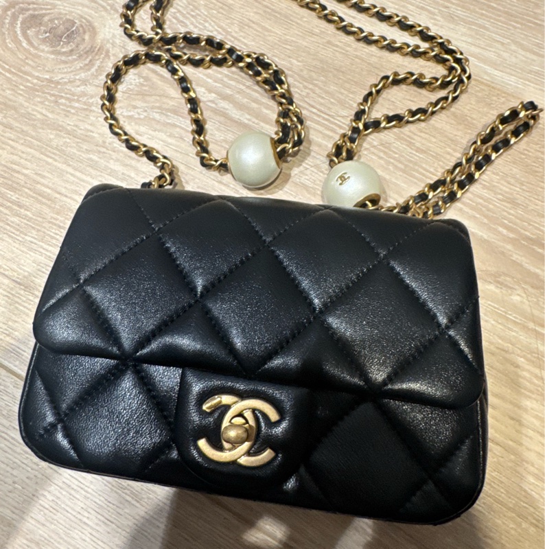 Chanel mini CF 24S 珍珠款/湯圓-0