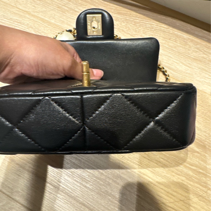 Chanel mini CF 24S 珍珠款/湯圓-5
