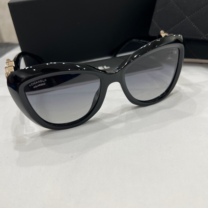 Chanel 香奈兒 大框貓眼 大愛心 墨鏡-17