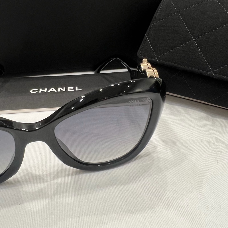 Chanel 香奈兒 大框貓眼 大愛心 墨鏡-18