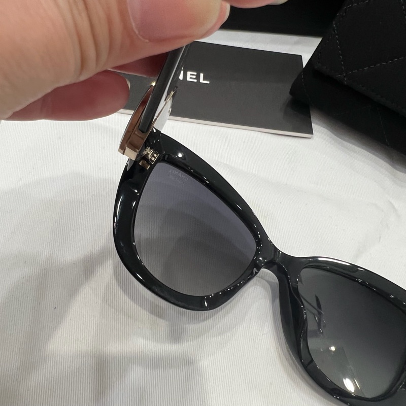 Chanel 香奈兒 大框貓眼 大愛心 墨鏡-25