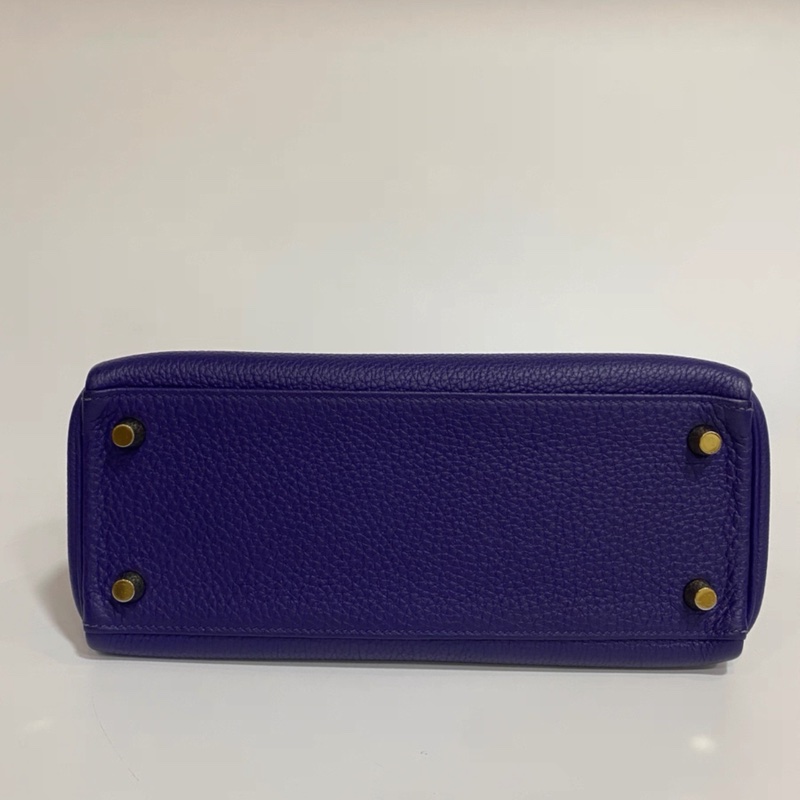 Hermes kelly 25 C刻 18年 togo 鳶尾藍-2