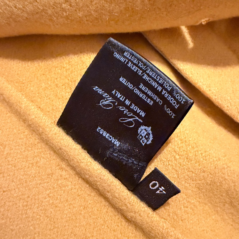 Loro piana 黃色小羊毛cashmere 外套-6