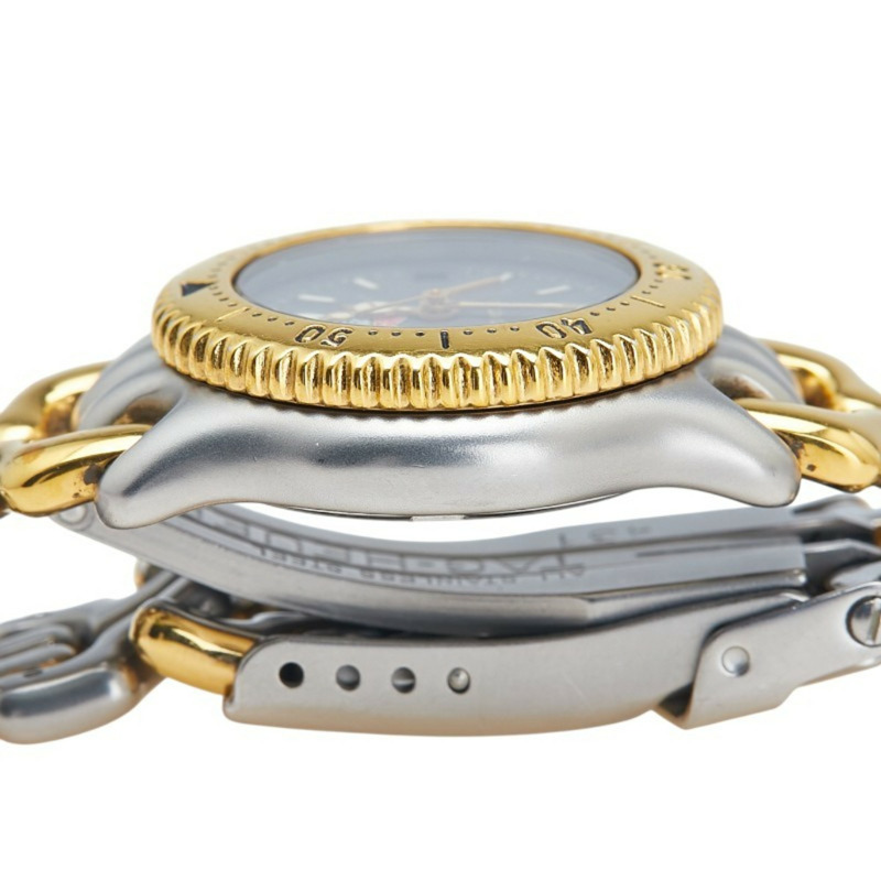 泰格豪雅 Sel 手錶 S95.208M 石英 灰色錶盤 不鏽鋼 鍍層 女士腕錶 HEUER-5