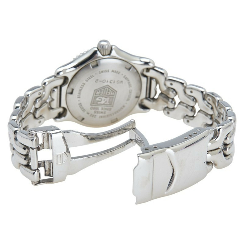 泰格豪雅 Cell 手錶 WG1310-2 石英 白色錶盤 不鏽鋼 女士腕錶 HEUER-2