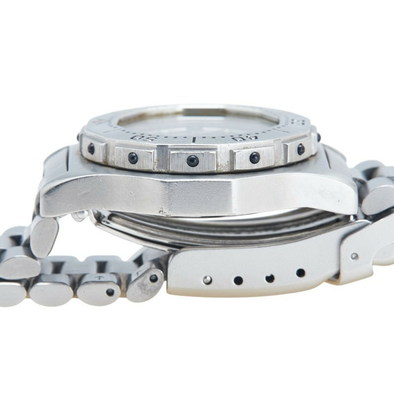 泰格豪雅 3000 系列專業 200 腕錶 932.208 石英灰色錶盤不鏽鋼女錶 HEUER-5