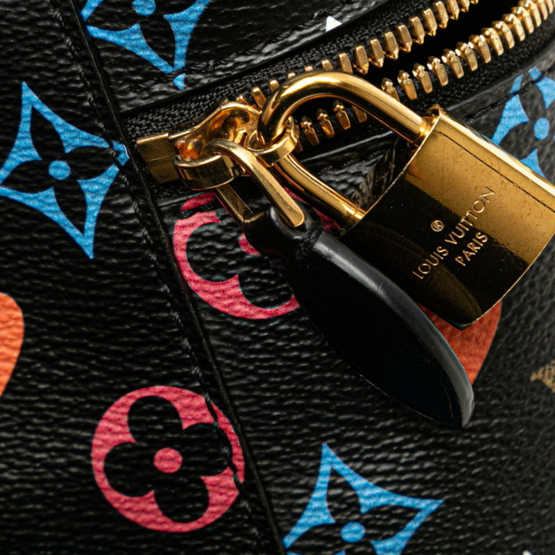 Louis Vuitton Monogram Game On Vanity PM 包/肩背包，兩用，M57482，黑色，黑色，多色皮革，女款，LOUIS VUITTON-7