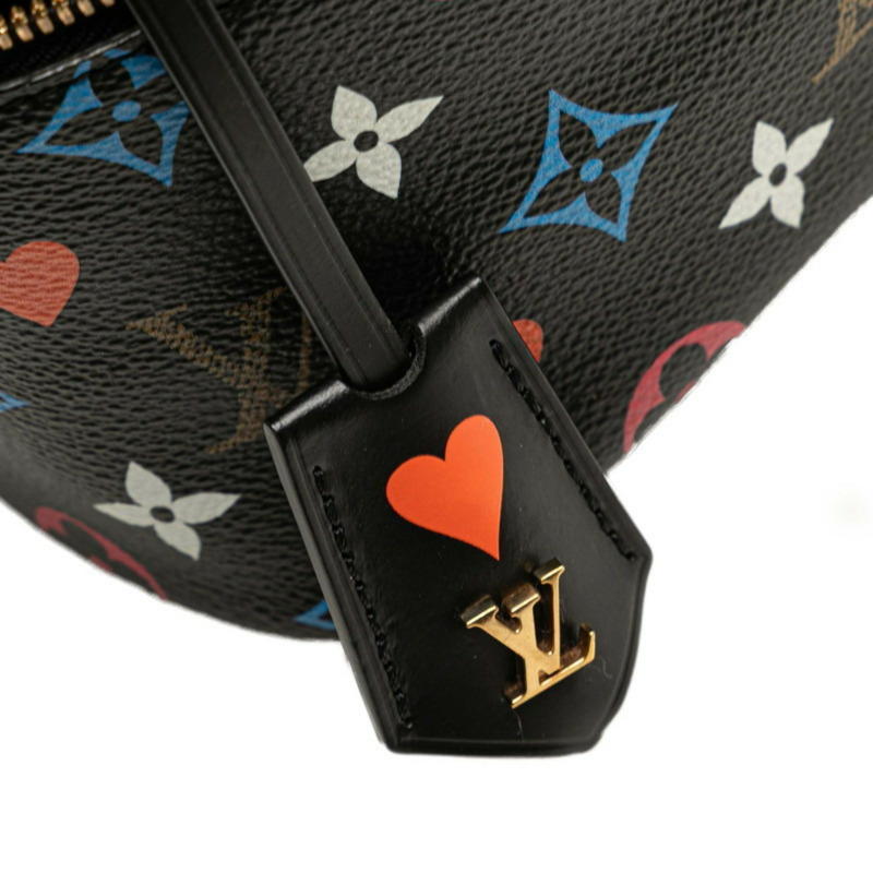 Louis Vuitton Monogram Game On Vanity PM 包/肩背包，兩用，M57482，黑色，黑色，多色皮革，女款，LOUIS VUITTON-8