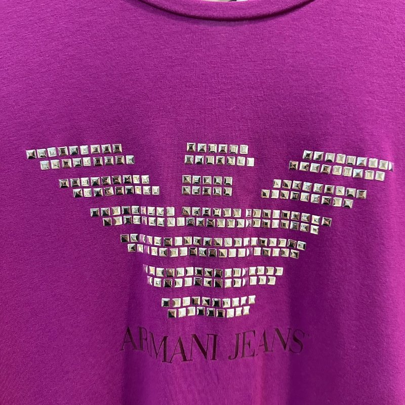 【美收精品】ARMANI 紫色長袖上衣 4-198【隔月月中將轉賣至日本 上架期限30天】-3
