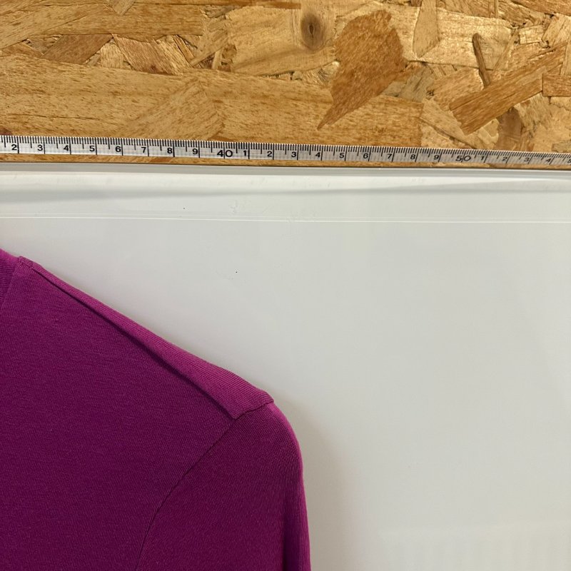 【美收精品】ARMANI 紫色長袖上衣 4-198【隔月月中將轉賣至日本 上架期限30天】-8