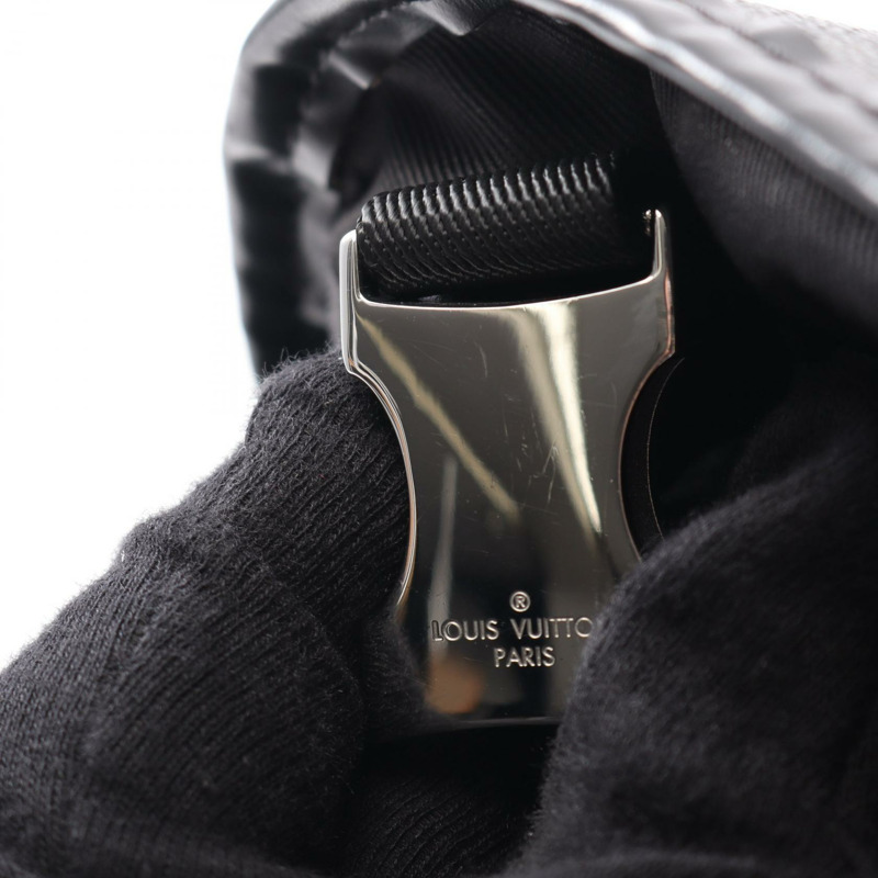 LOUIS VUITTON Zack Rucksack 背包 N40005 Damier 石墨帆布 黑色 二手 LV-5