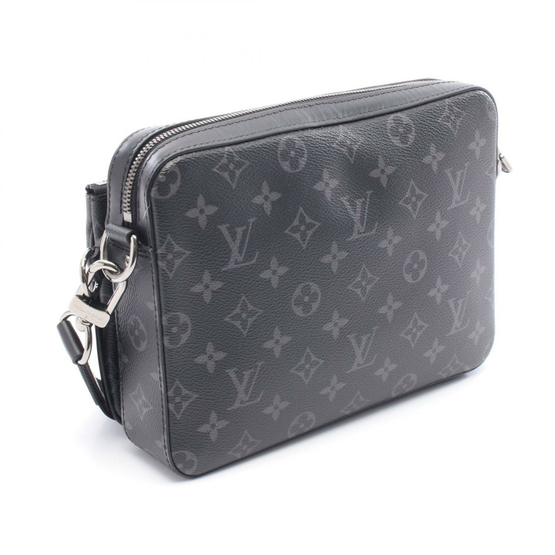 LOUIS VUITTON Trio Messenger 單肩斜背包 M69443 Monogram eclipse 二手-1