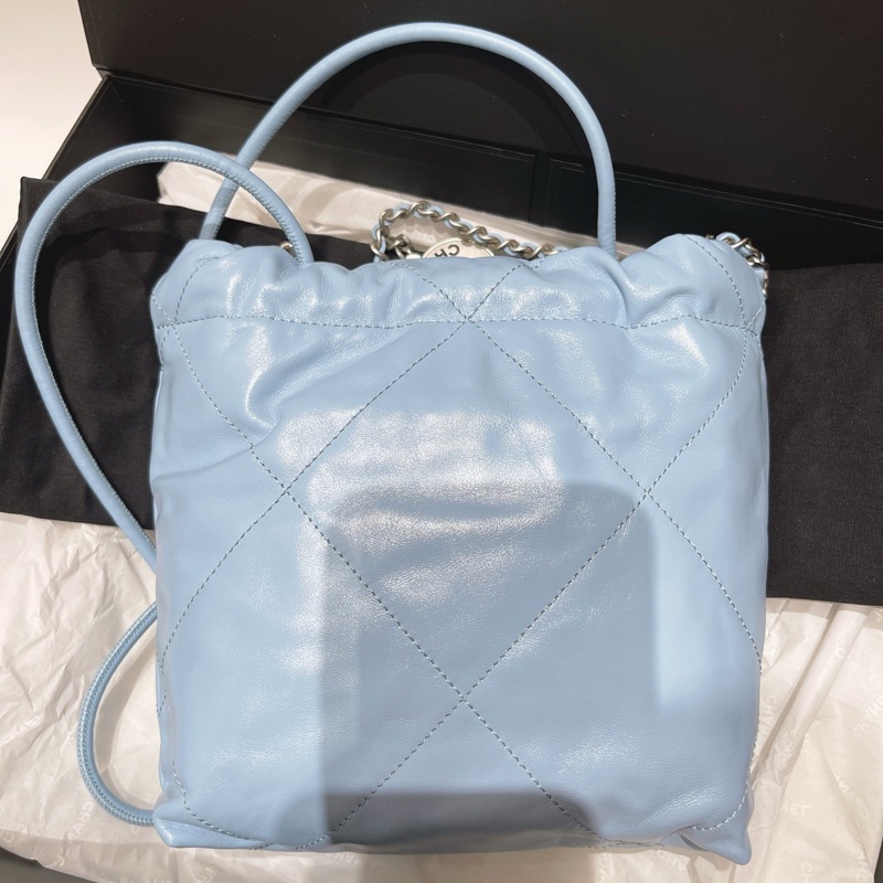 chanel 22bagmini 蓝色 尺寸約20*19*6cm。。-1