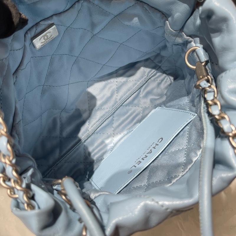 chanel 22bagmini 蓝色 尺寸約20*19*6cm。。-2