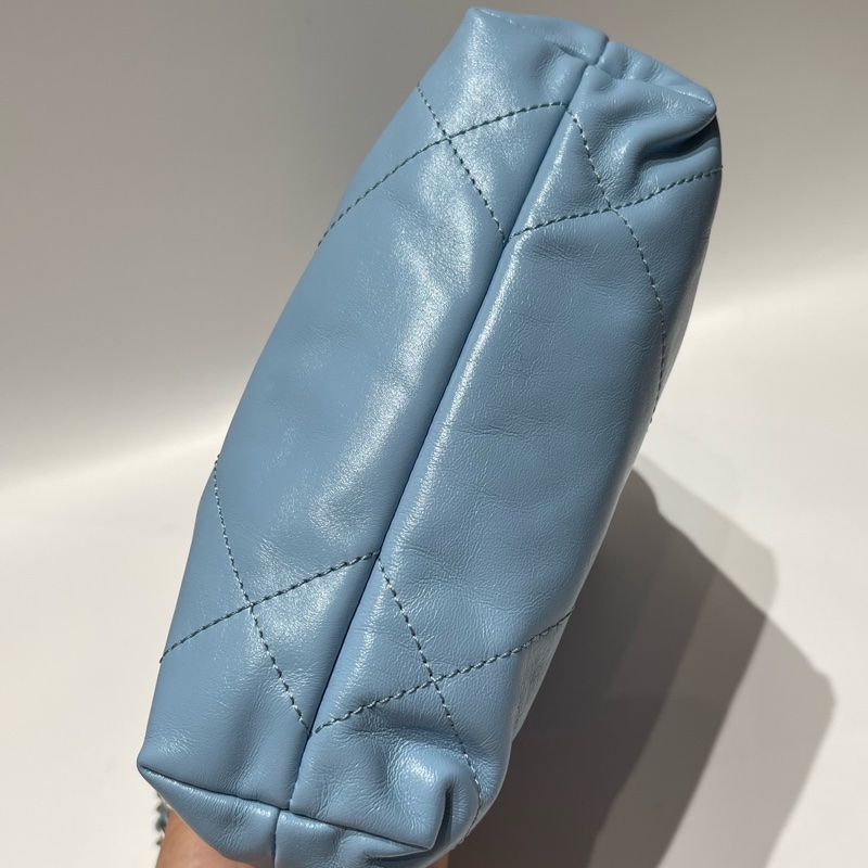 chanel 22bagmini 蓝色 尺寸約20*19*6cm。。-12