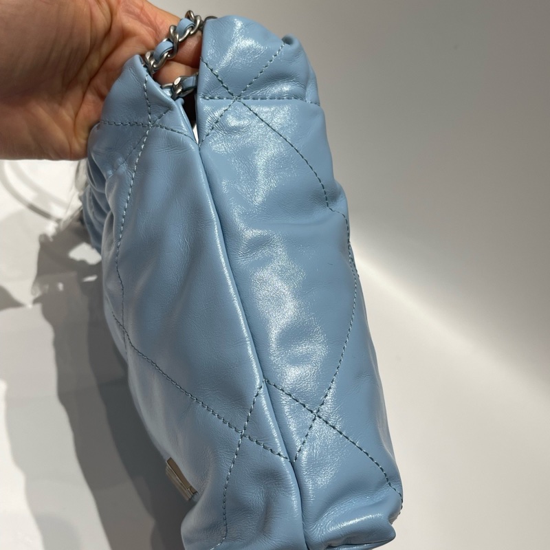 chanel 22bagmini 蓝色 尺寸約20*19*6cm。。-13