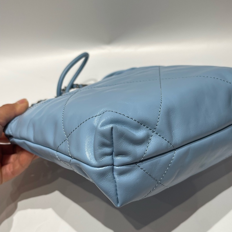 chanel 22bagmini 蓝色 尺寸約20*19*6cm。。-16