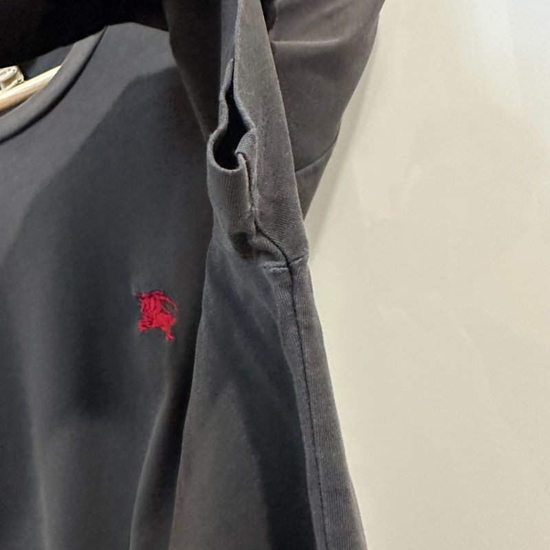 【美收精品】BURBERRY 灰紅色短袖上衣 4-203【隔月月中將轉賣至日本 上架期限30天】-3