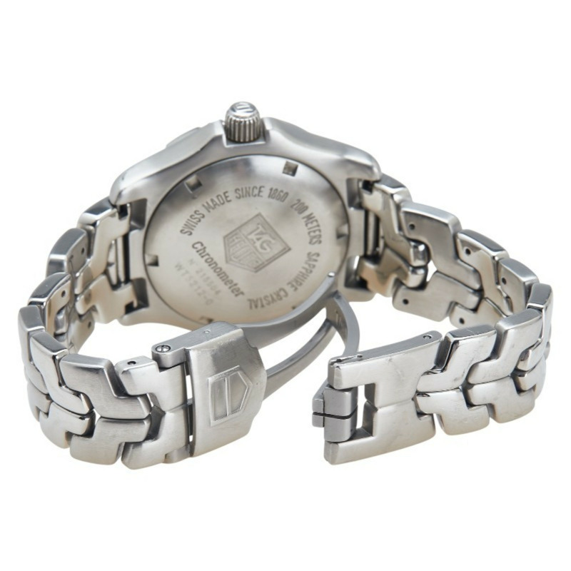 泰格豪雅 Link 手錶 WT5212-0 自動海軍藍錶盤不鏽鋼男式-2