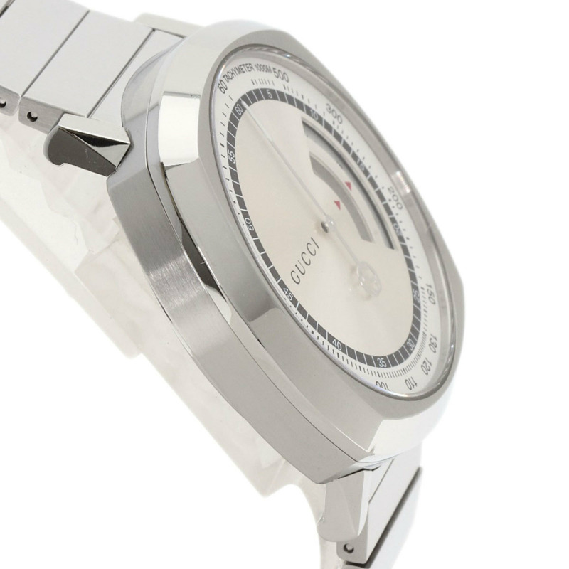 Gucci YA157302 Grip 計時碼錶，不鏽鋼/SS，男士-5