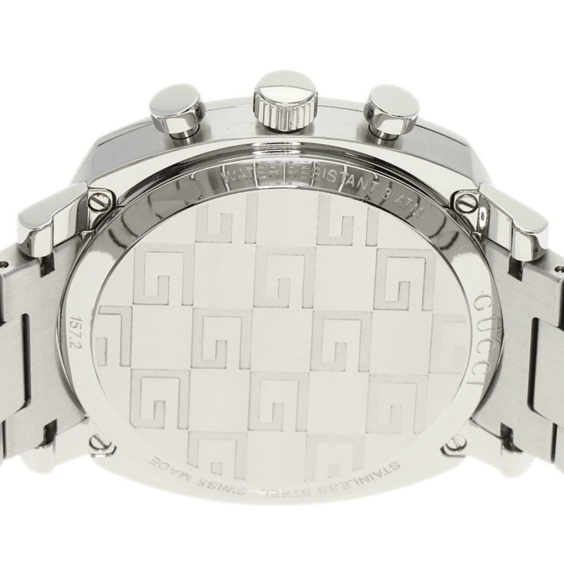 Gucci YA157302 Grip 計時碼錶，不鏽鋼/SS，男士-6