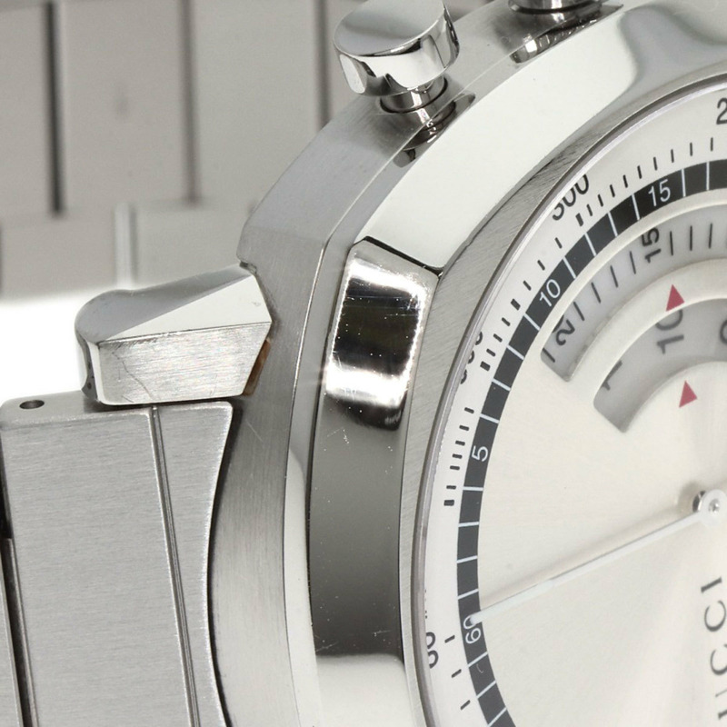 Gucci YA157302 Grip 計時碼錶，不鏽鋼/SS，男士-8