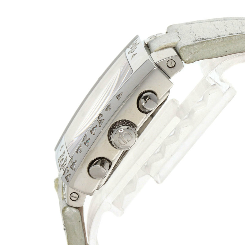 Christian Dior D81-101 Riva Sparkling 計時腕錶，不鏽鋼/皮革，女士-4