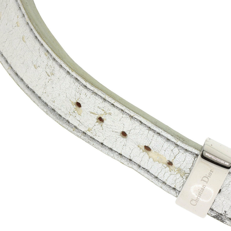 Christian Dior D81-101 Riva Sparkling 計時腕錶，不鏽鋼/皮革，女士-8