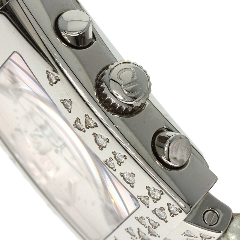 Christian Dior D81-101 Riva Sparkling 計時腕錶，不鏽鋼/皮革，女士-14