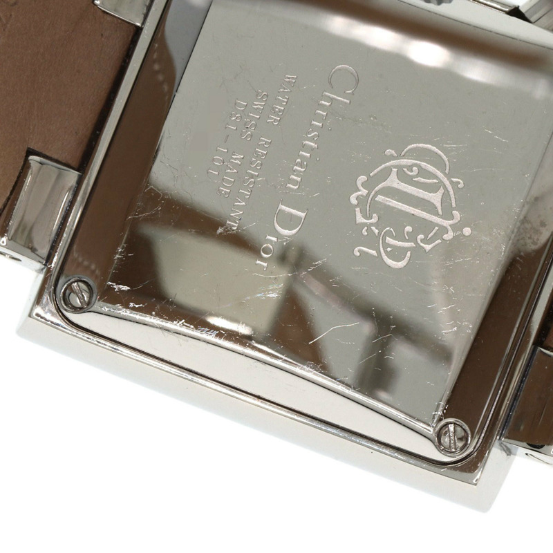 Christian Dior D81-101 Riva Sparkling 計時腕錶，不鏽鋼/皮革，女士-22