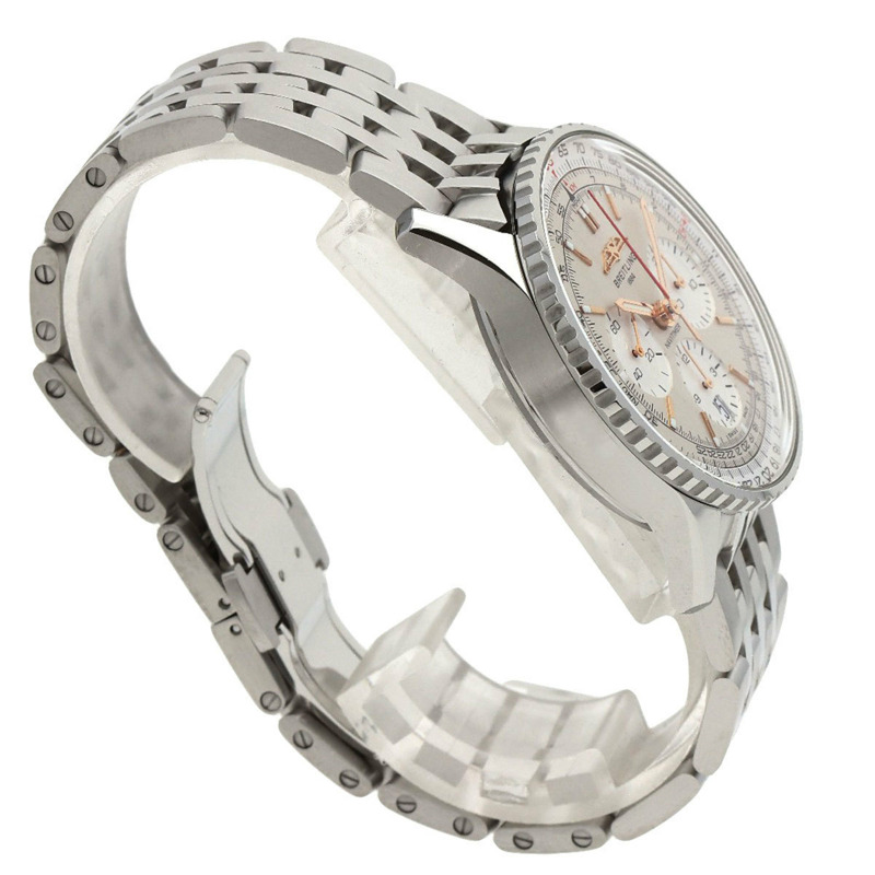 百年靈航空計時 B01 計時腕錶 41 不鏽鋼男士腕錶,AB0139211G1A1-1