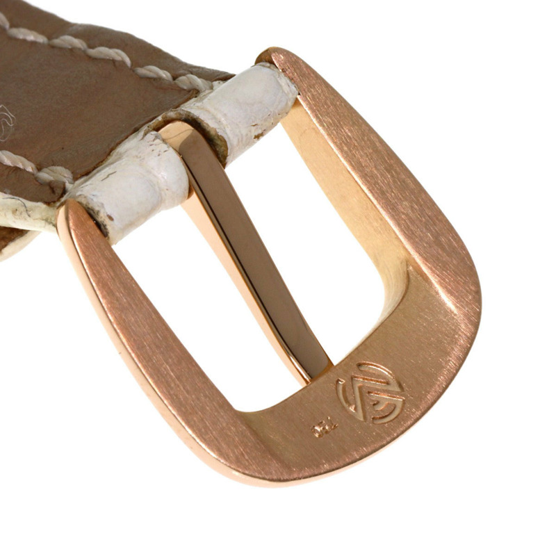 Franck Muller 1752QZRELCD1R Tonneau Curvex Releaf 鑽石腕錶，18K 玫瑰金和皮革材質，女士-8