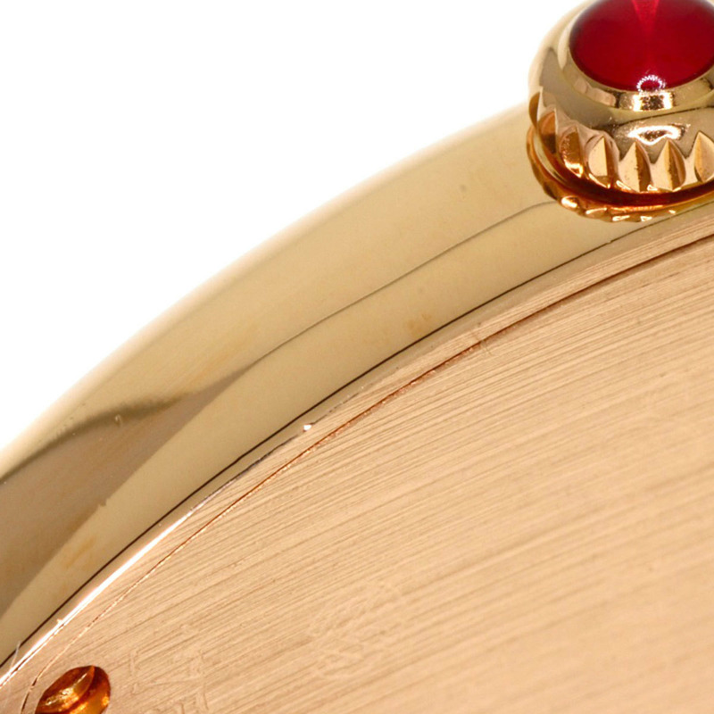 Franck Muller 1752QZRELCD1R Tonneau Curvex Releaf 鑽石腕錶，18K 玫瑰金和皮革材質，女士-17