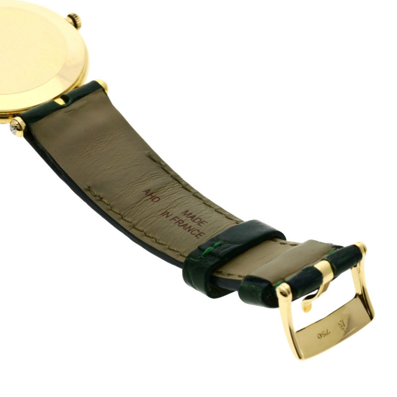 Van Cleef & Arpels 18101B1 Pierre 祖母綠鑽石腕錶,18K 金/皮革/鑽石祖母綠,女士,-12