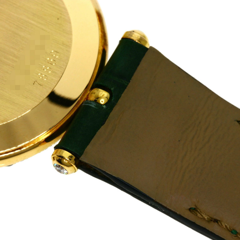 Van Cleef & Arpels 18101B1 Pierre 祖母綠鑽石腕錶,18K 金/皮革/鑽石祖母綠,女士,-13