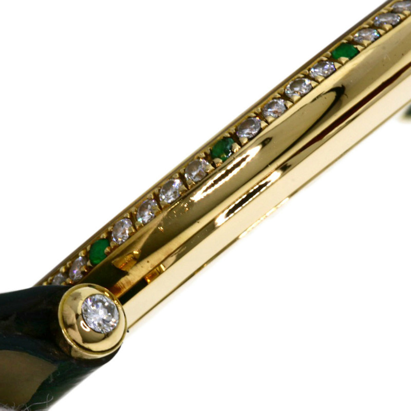 Van Cleef & Arpels 18101B1 Pierre 祖母綠鑽石腕錶,18K 金/皮革/鑽石祖母綠,女士,-16