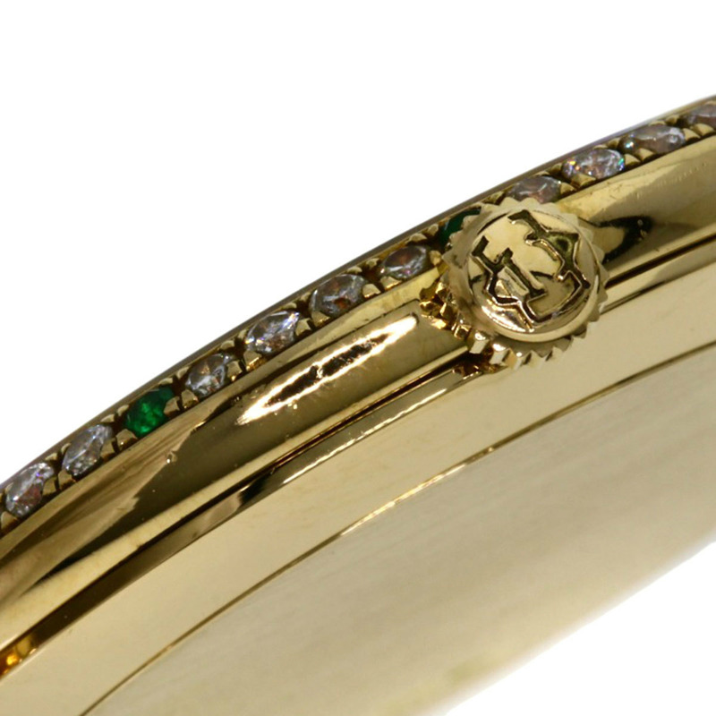 Van Cleef & Arpels 18101B1 Pierre 祖母綠鑽石腕錶,18K 金/皮革/鑽石祖母綠,女士,-18