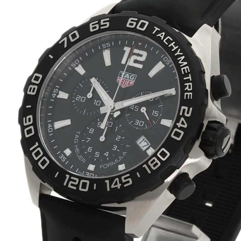 泰格豪雅 CAZ1010 Formula 1 計時碼錶,不鏽鋼/橡膠,男士-2