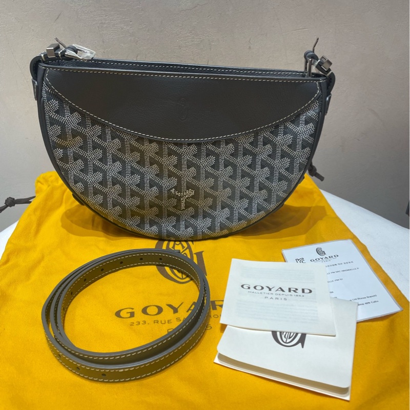 Goyard 半月包 灰色 尺寸約25*6*17cm-0