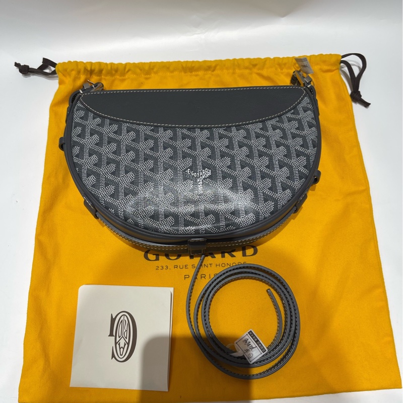 Goyard 半月包 灰色 尺寸約25*6*17cm-3