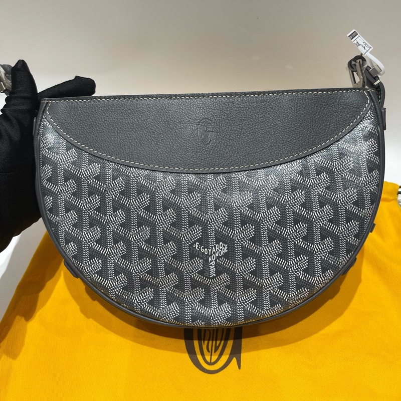 Goyard 半月包 灰色 尺寸約25*6*17cm-4