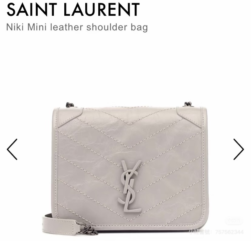 YSL NIKI MINI 水泥灰-2
