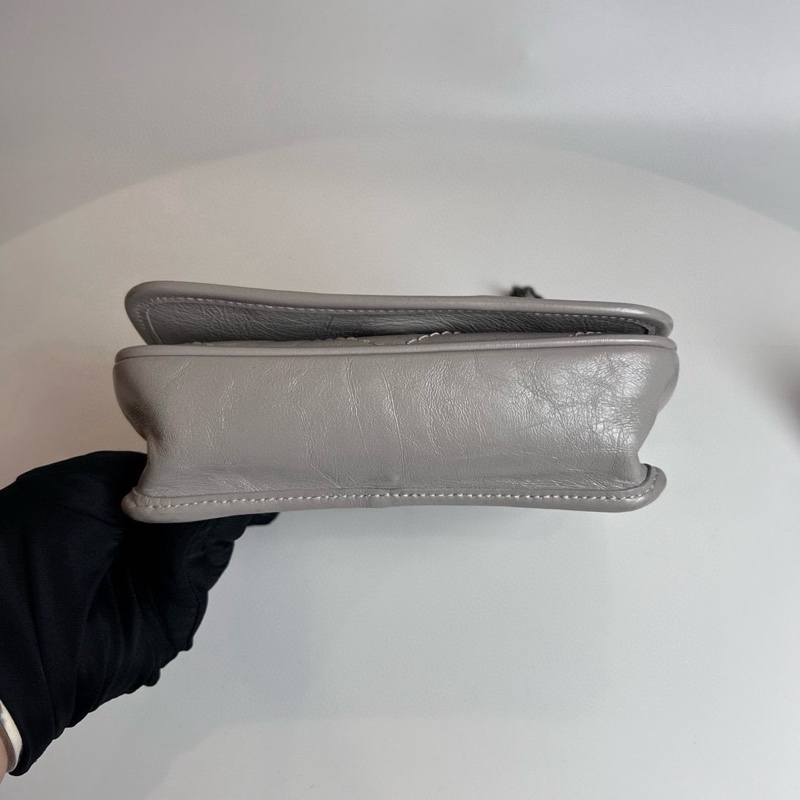 YSL NIKI MINI 水泥灰-7