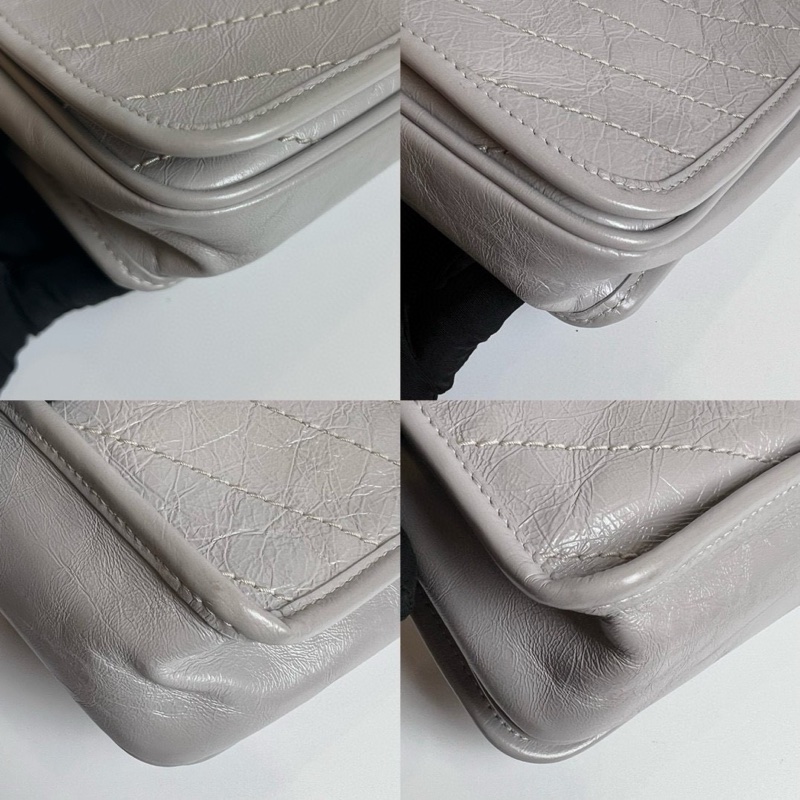 YSL NIKI MINI 水泥灰-11