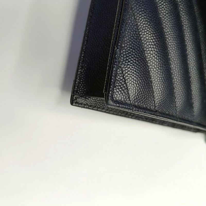 YSL MONOGRAM WOC 黑色牛
皮絎縫V紋單肩包斜挎包 黑色五金 可拆卸肩帶 配件齊全-15