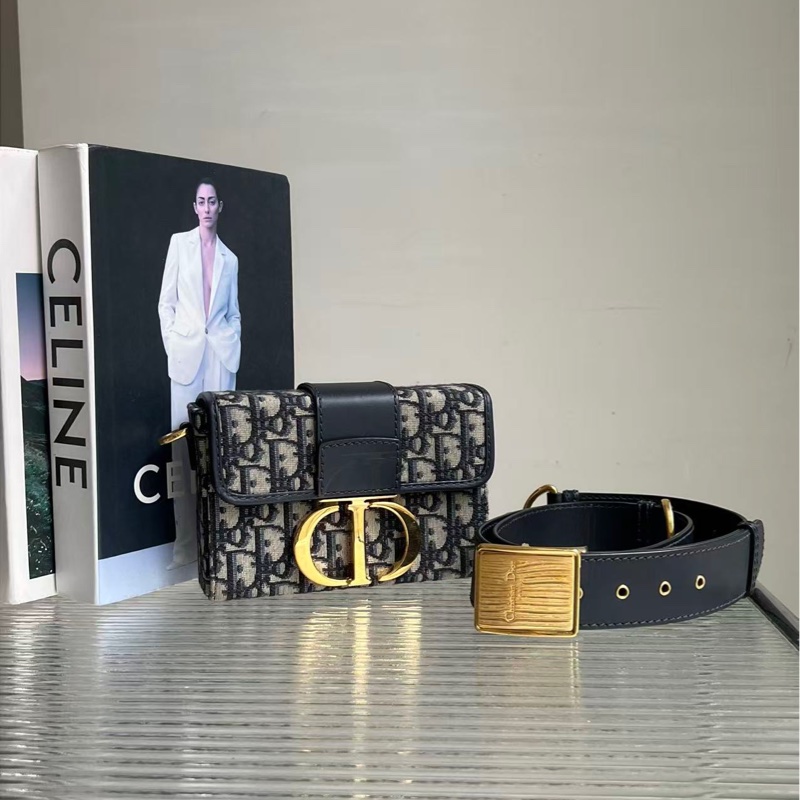 Dior/迪奧 Box 老花蒙田盒子 mini 號，尺寸：18x6x13-0