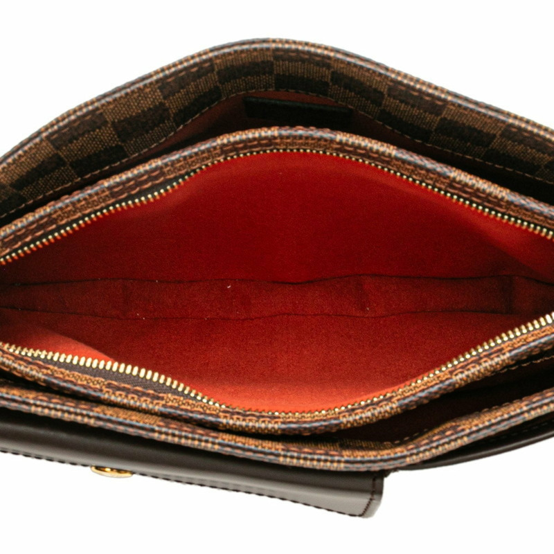 Louis Vuitton Damier Aubergine 單肩包 N51129 棕色 皮革 女款包 LOUIS VUITTON-8